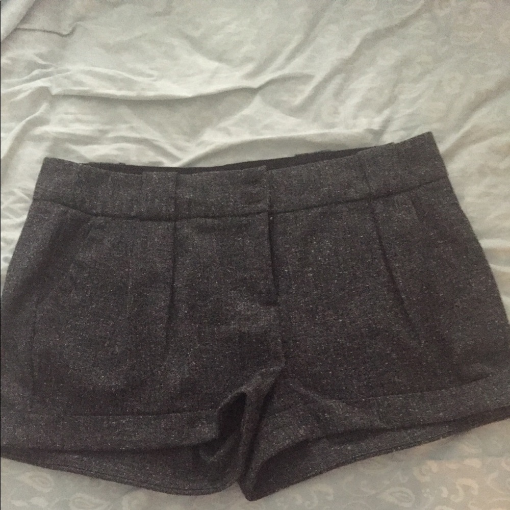 Grey dress shorts